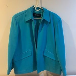 Linda Allard Ellen Tracy Bright blue perfect for all seasons!